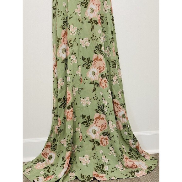 Reformation Amaryllis Dress Maxi Floral Dress Beach Dress Vacation Wear Size 4 - Picture 8 of 13